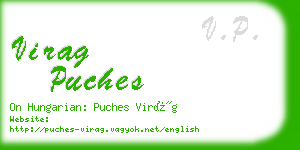 virag puches business card